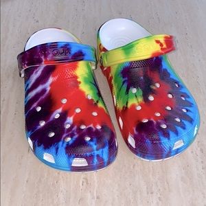 Tye-Dye Crocs
